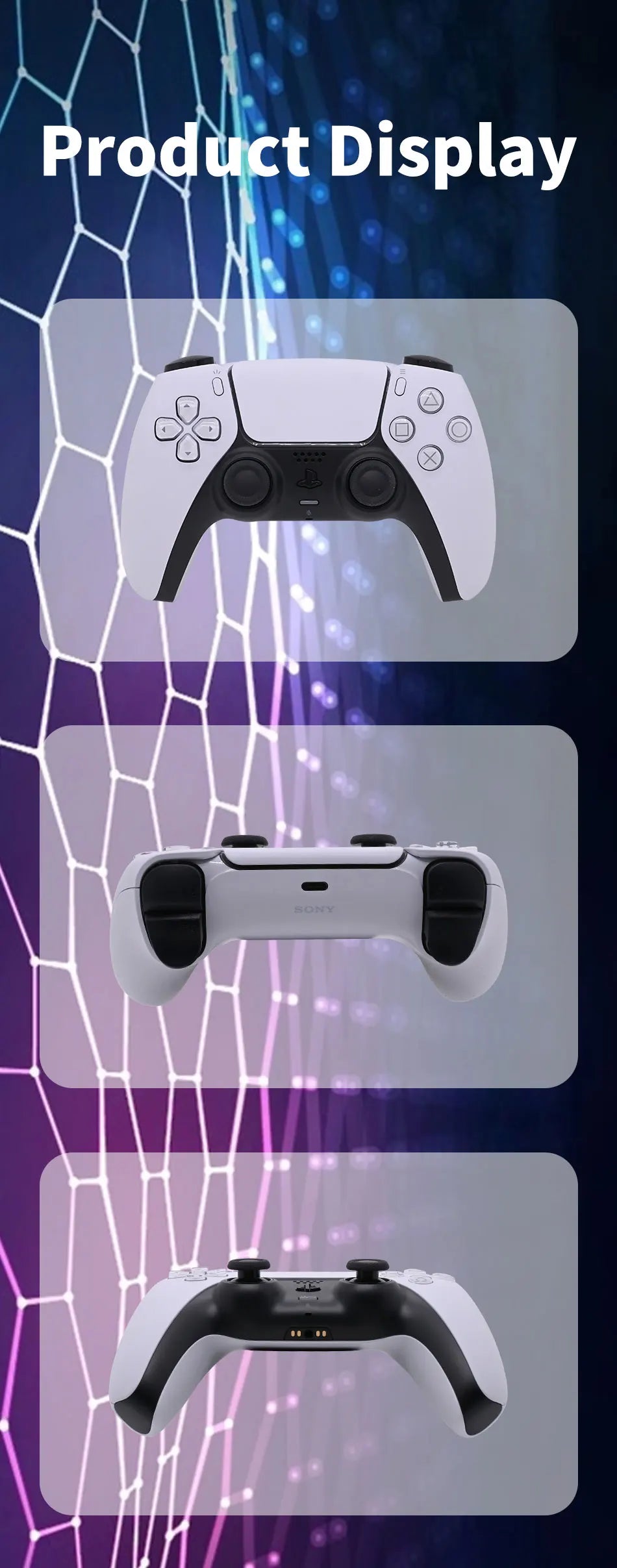 Controlador Original Playstation PS5, controlador inalámbrico DualSense para consola de juegos Sony PS5
