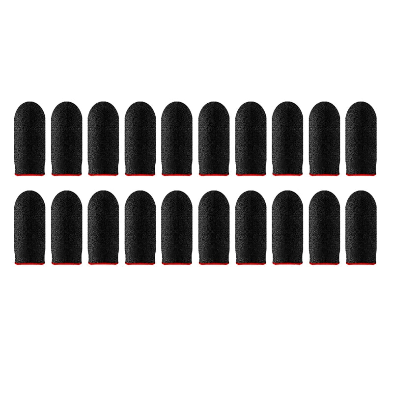 40 Uds juego móvil guantes para la yema del dedo a prueba de sudor antideslizante pantalla táctil funda para el dedo transpirable cubierta para la yema del dedo del juego para jugadores