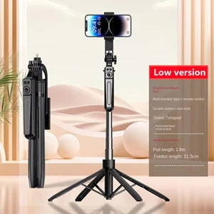 COOL DIER Nuevo trípode para cámara de teléfono inteligente, soporte para trípodes con obturador Bluetooth, soportes inalámbricos para palo de Selfie con soporte para teléfono