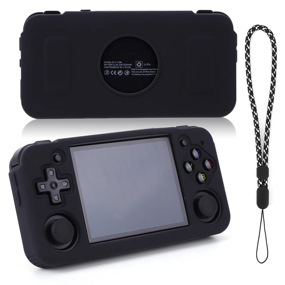Funda protectora de silicona antiarañazos para consola de juegos de mano Retro, funda suave para Anbernic RG35XX H