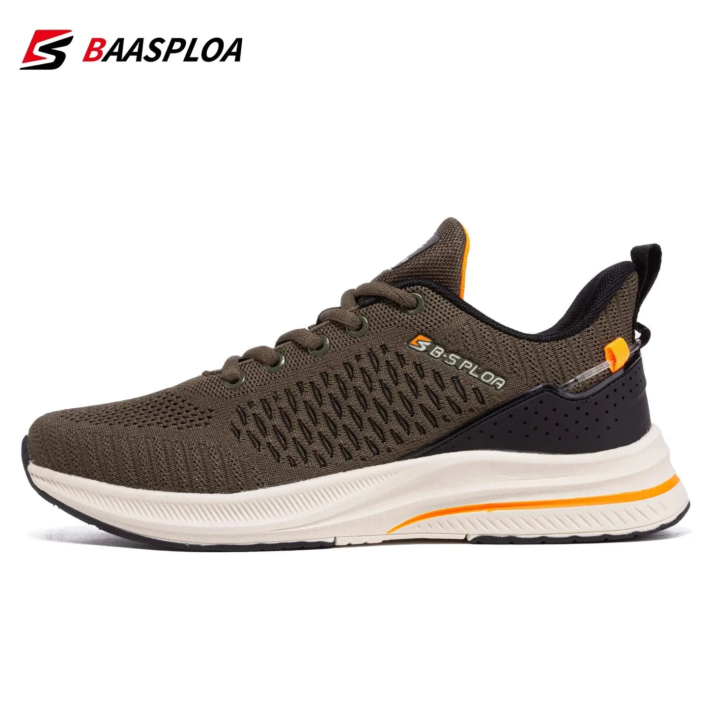 Baasploa, zapatillas para correr para hombre, zapatos deportivos ligeros, zapatillas informales transpirables de malla, antideslizantes para exteriores para hombre, recién llegados