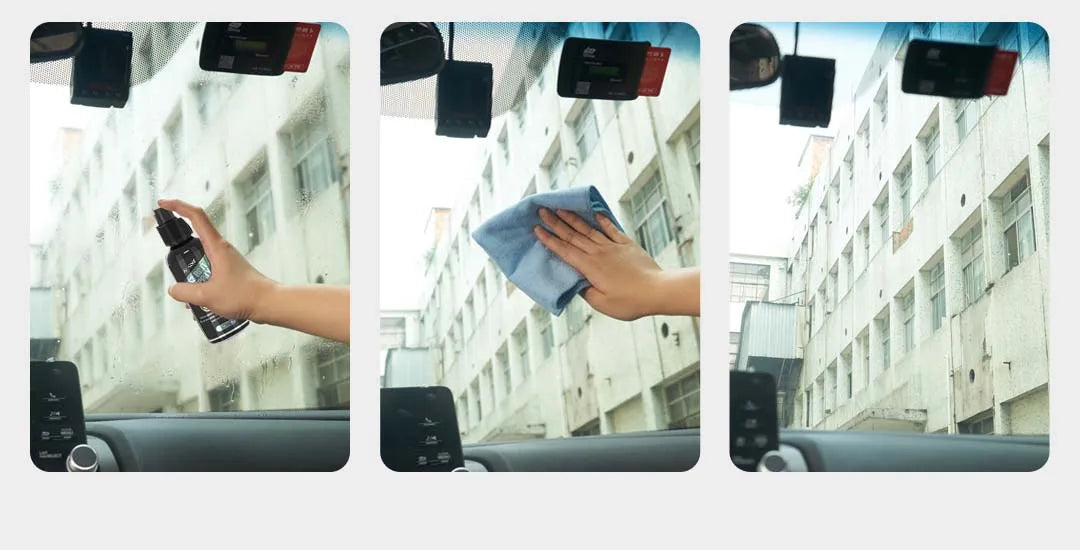 Revestimiento antiniebla de vidrio, Spray para parabrisas Interior de coche de invierno, larga duración, previene la empañamiento, visión clara, repelente de niebla, limpieza de espejo