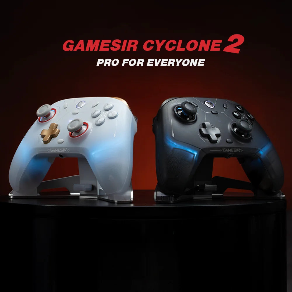 Controlador inalámbrico GameSir Cyclone 2 para Nintendo Switch 2 / iPhone / Android, Gamepad Bluetooth con disparadores de efecto Hall