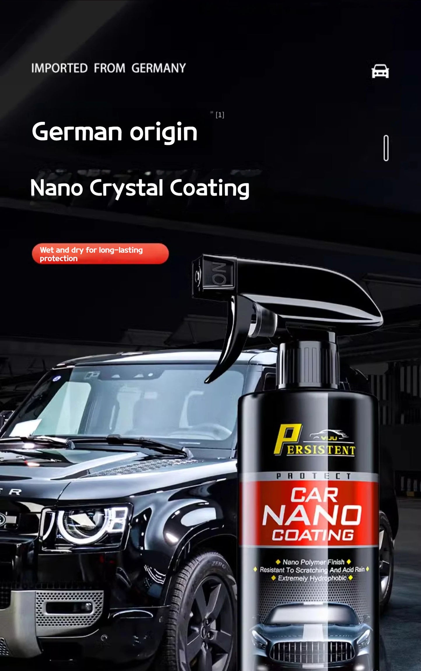 Revestimiento Nano de cerámica automotriz, recubrimiento líquido, capa Nano hidrofóbica, agente de recubrimiento de pintura de pulido, Nano recubrimiento de esmalte de coche