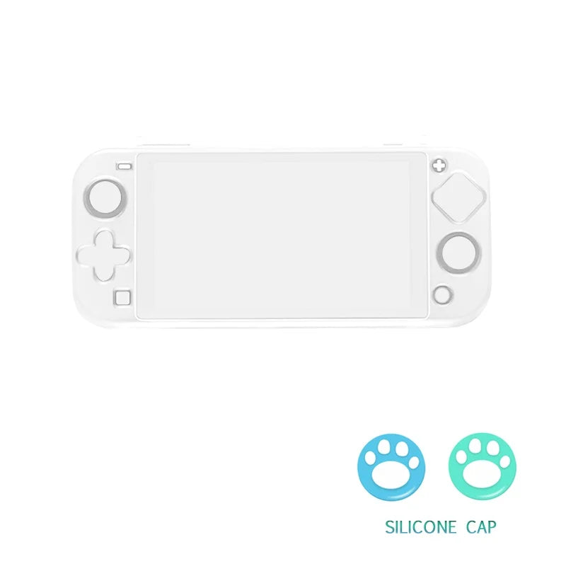 DATA FROG Nintendo Switch Lite consola de juegos cubierta completa funda de cristal accesorios protectores antideslizantes NS