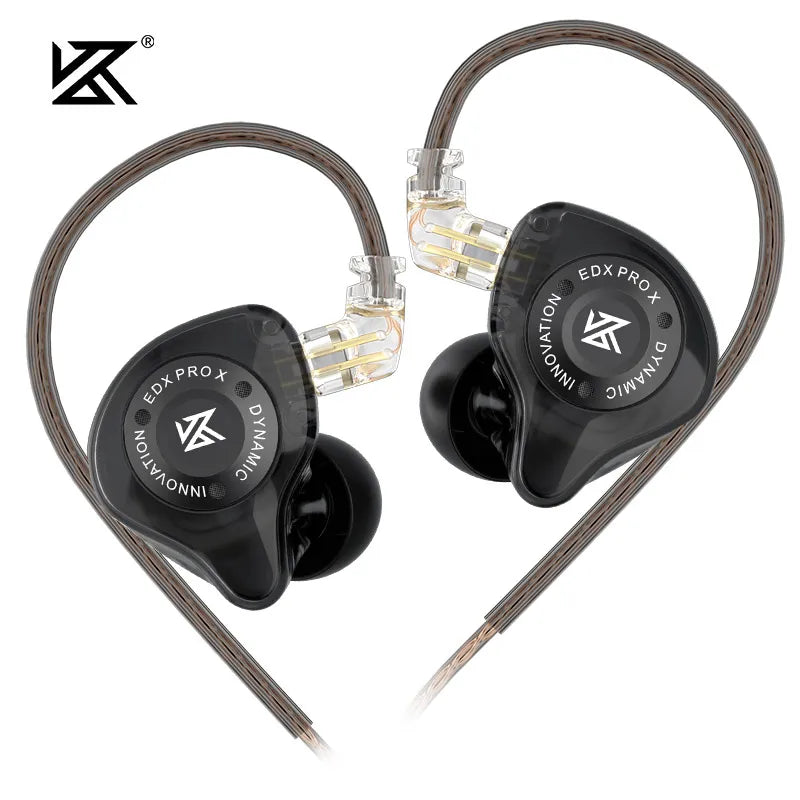 KZ EDX PRO X auriculares intrauditivos dinámicos HIFI Bass Music auriculares deportivos con cancelación de ruido ZSN ZST ZS10 pro x C12 CRA