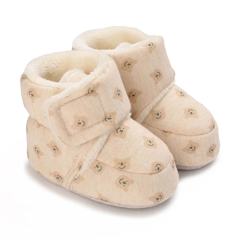 Moda bebé niñas niños lindo suave dibujos animados algodón niño zapatos primeros caminantes zapatos para recién nacidos
