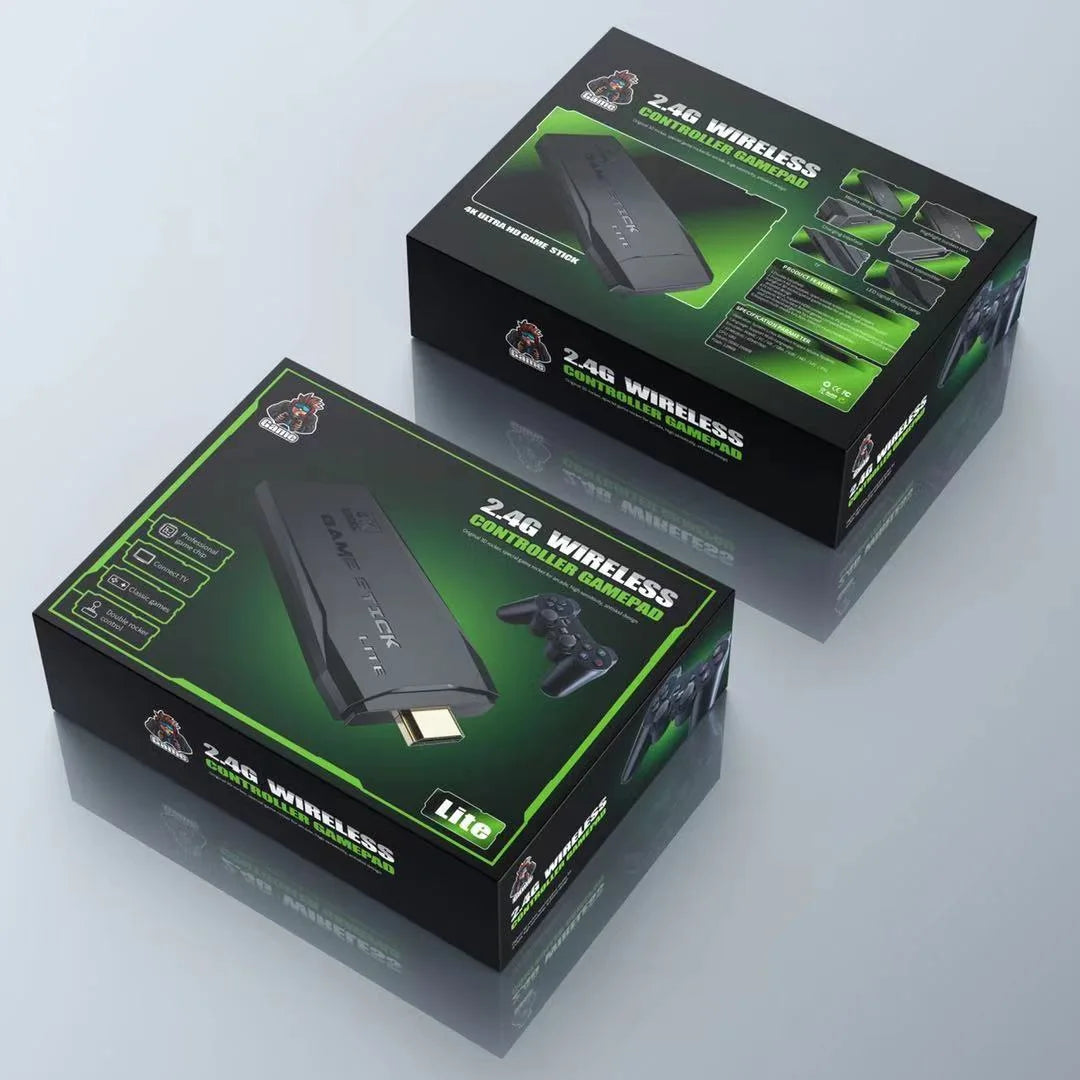 Consola de videojuegos Sticks M8, mando inalámbrico Dual de 2,4G, juego Retro 4K para Dropshiopping, regalo de Navidad