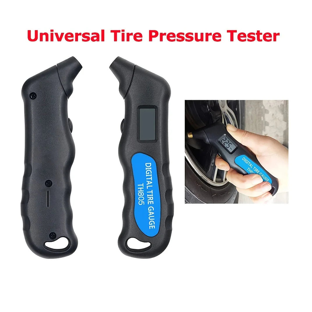 Medidor de presión de aire de neumáticos de coche Digital Universal TH805, probador de pantalla LCD para coche, camión, Motor y bicicleta