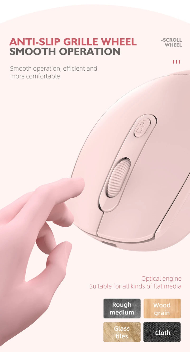 Ratón inalámbrico recargable compatible con Bluetooth, ratón óptico de 2,4G con USB RGB de 1600DPI para ordenador, portátil, PC, silencioso