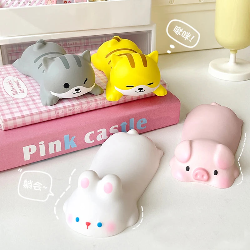 Nuevo soporte bonito para reposamuñecas para alfombrilla de ratón, reposabrazos para ordenador portátil, escritorio, ergonómico, Kawaii, juguetes blandos de elevación lenta