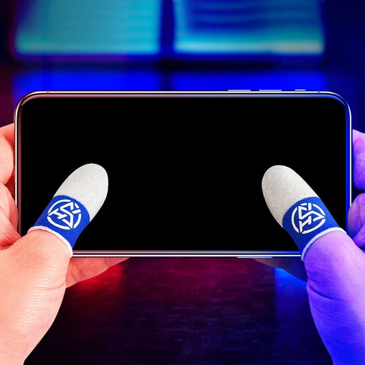 1-20 pares de guantes para el pulgar transpirables con funda para el dedo para móvil, a prueba de sudor, antideslizantes, controlador de pantalla táctil, cubierta para el dedo para juego PUBG