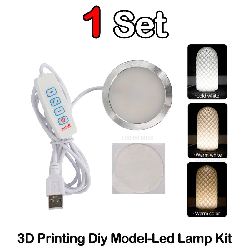 Para Bambu Lab Kit de lámpara Led 001 Hardware piezas de impresión 3d Kit de luz Bambulab modelo de piezas de luz Led