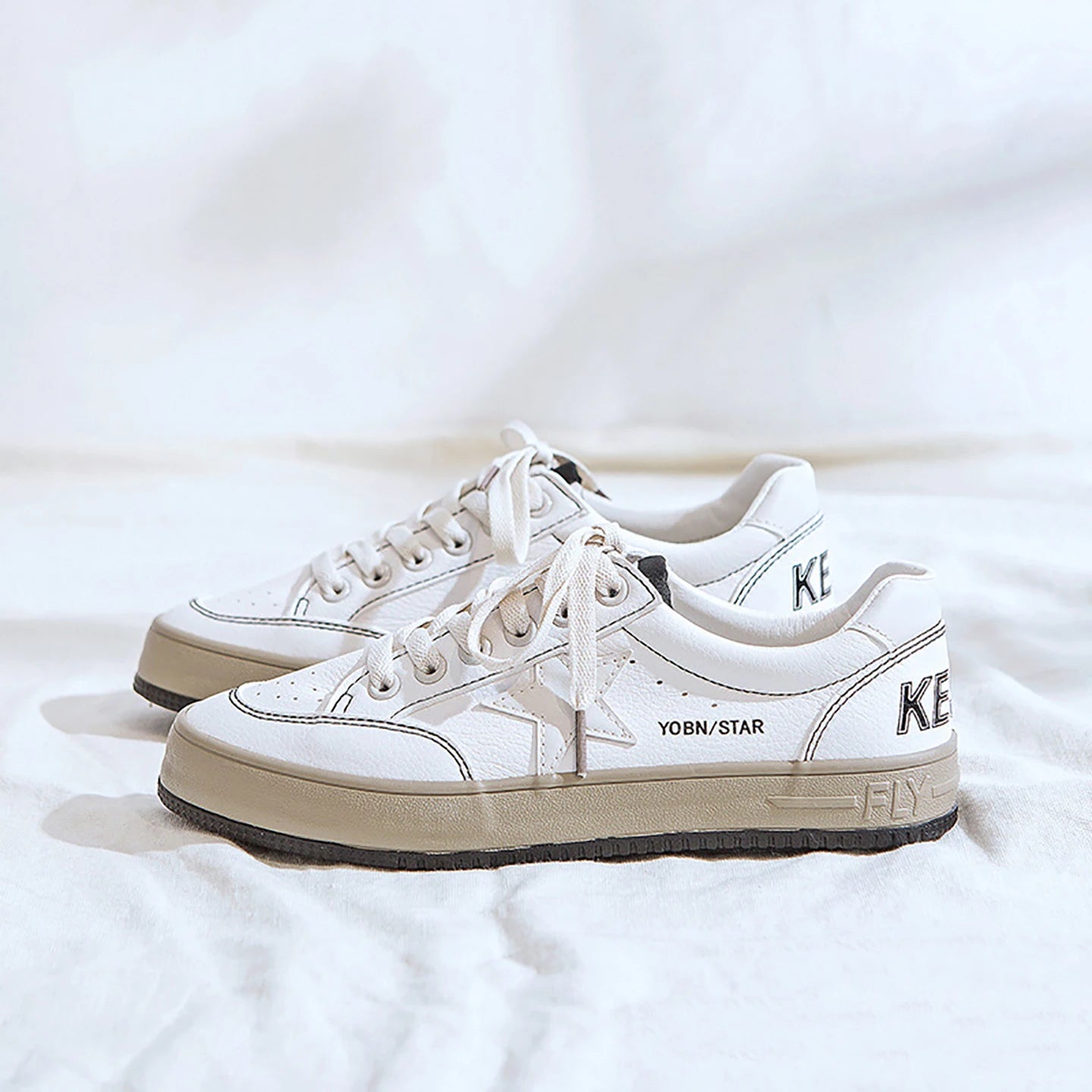 Zapatos Planos de Hombre Estilo Nuevo, Zapatos Deportivos Coreanos de Moda, Zapatos Casus con Tacón Plano, Punta Redonda y...