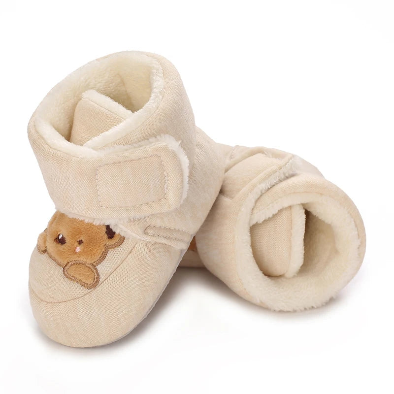 Moda bebé niñas niños lindo suave dibujos animados algodón niño zapatos primeros caminantes zapatos para recién nacidos