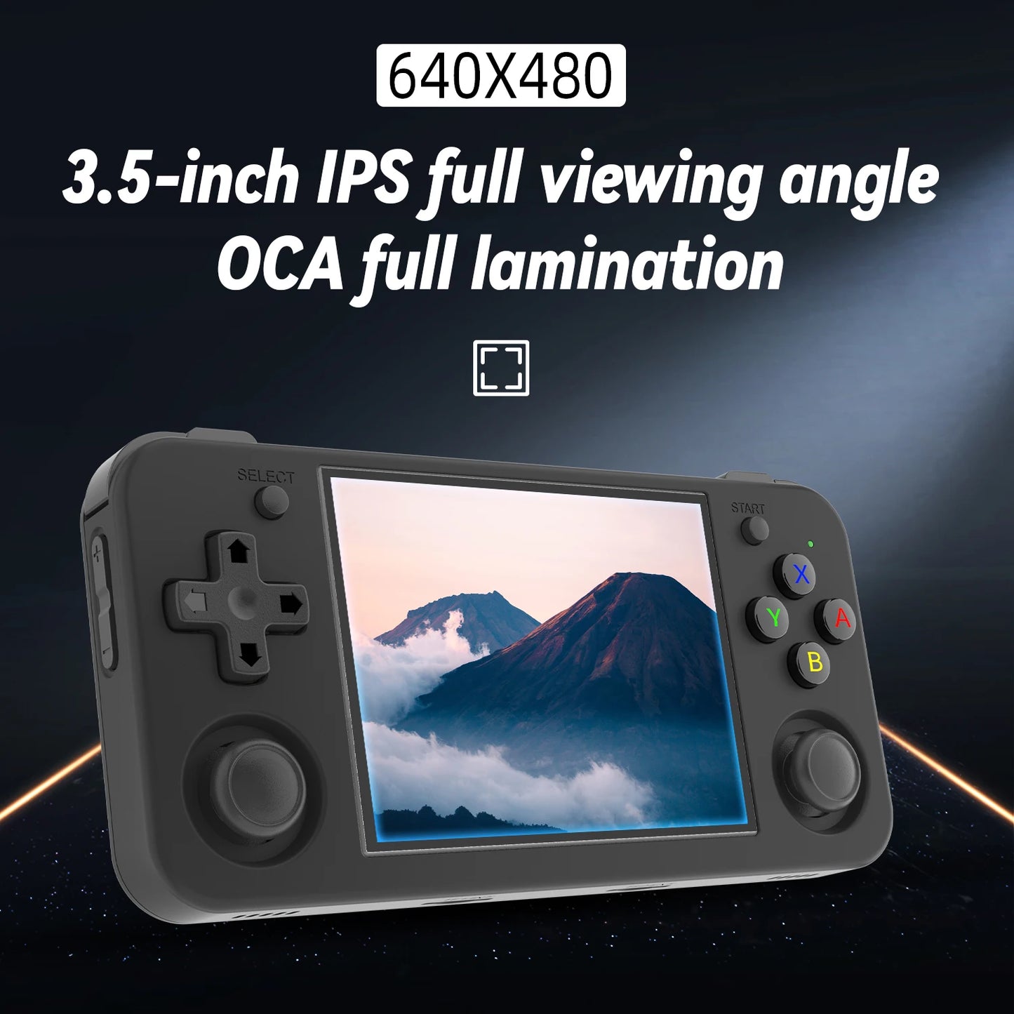 ANBERNIC-Consola de mano RG35XX H para videojuegos, videoconsola Retro con pantalla IPS de 3,5 pulgadas, 640x480, 3300 mAh, más de 5000 juegos