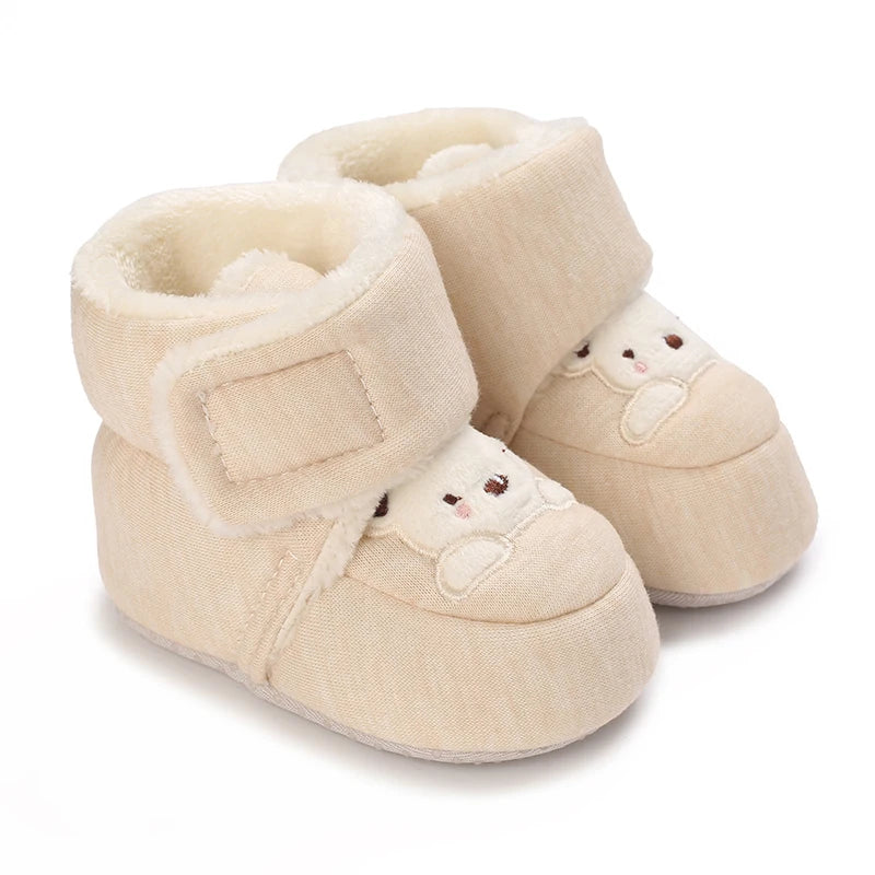 Moda bebé niñas niños lindo suave dibujos animados algodón niño zapatos primeros caminantes zapatos para recién nacidos