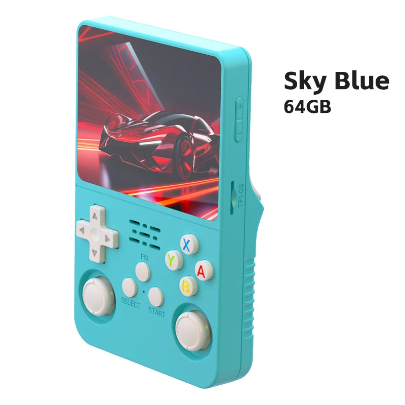 Consola de videojuegos portátil R36S, sistema Linux, pantalla IPS de 3,5 pulgadas, Mini reproductor de vídeo portátil, 64GB, 15000 juegos