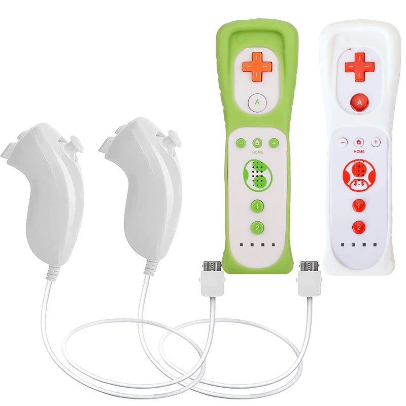 Controlador para mando a distancia Wii, Control de movimiento más incorporado para consola Wii/Wii U, inalámbrico, 1 Uds./2 uds.