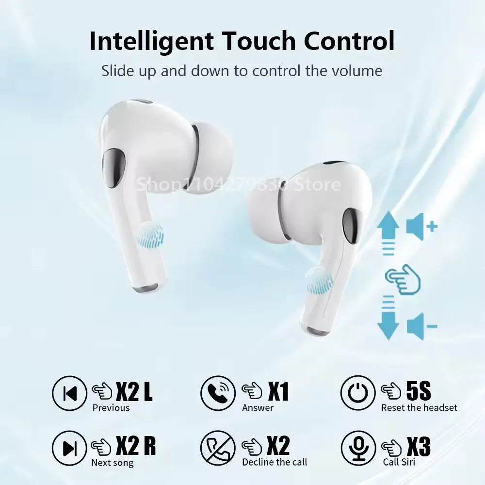 Nuevo 2025 Air Pro auriculares inalámbricos con Bluetooth auriculares sonido HiFi auriculares con reducción de ruido de baja latencia para IPhone Android