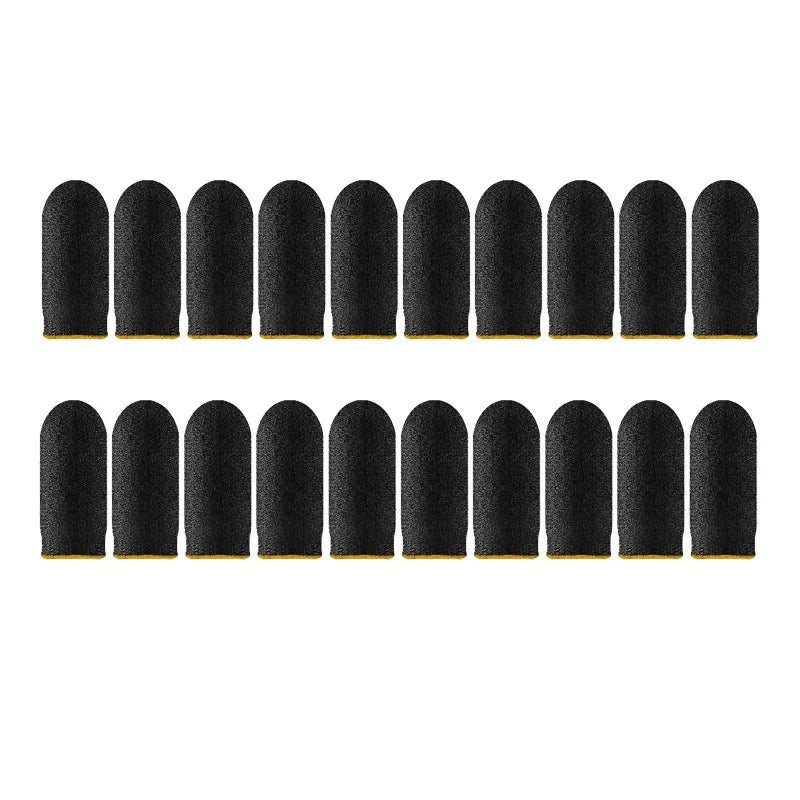 40 Uds juego móvil guantes para la yema del dedo a prueba de sudor antideslizante pantalla táctil funda para el dedo transpirable cubierta para la yema del dedo del juego para jugadores