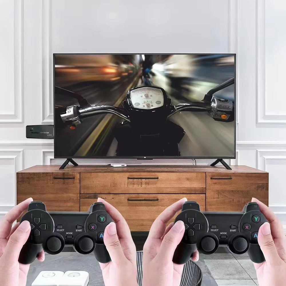Consola de videojuegos Sticks M8, mando inalámbrico Dual de 2,4G, juego Retro 4K para Dropshiopping, regalo de Navidad