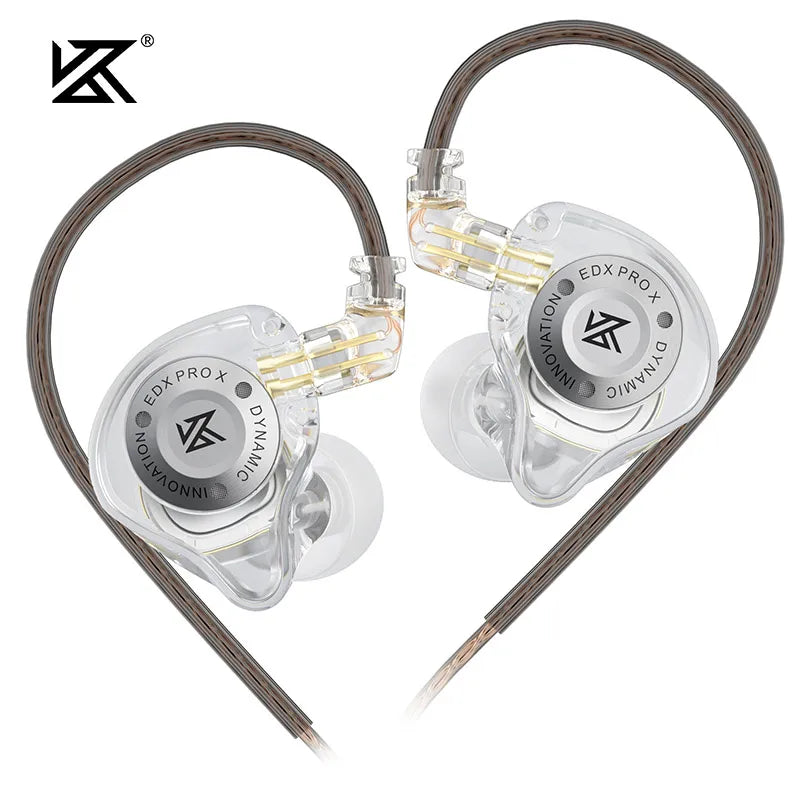 KZ EDX PRO X auriculares intrauditivos dinámicos HIFI Bass Music auriculares deportivos con cancelación de ruido ZSN ZST ZS10 pro x C12 CRA