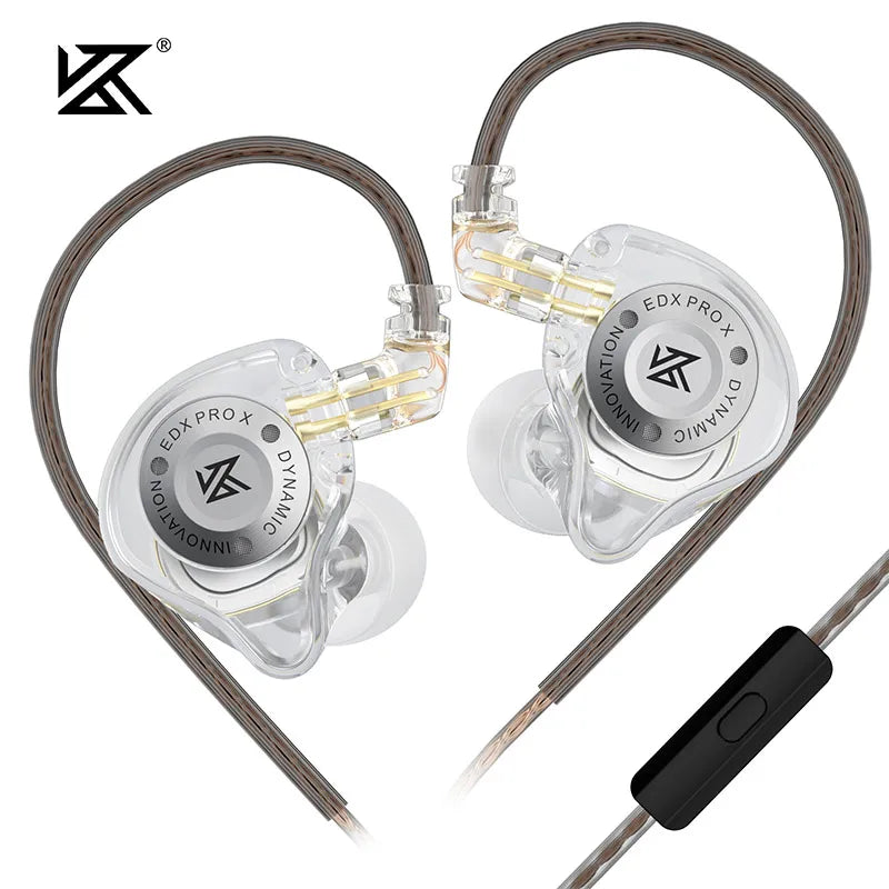KZ EDX PRO X auriculares intrauditivos dinámicos HIFI Bass Music auriculares deportivos con cancelación de ruido ZSN ZST ZS10 pro x C12 CRA
