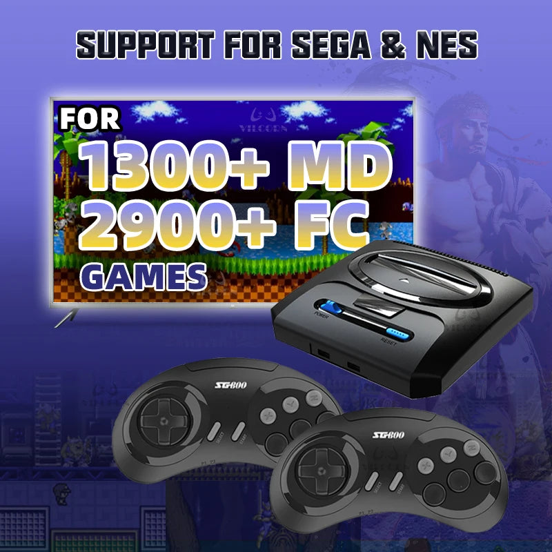 Consola de videojuegos Segas-MD de 16 bits para Sega Mega Drive Genesis FC Dendy, compatible con salida HDMI, máquina de juegos Retro