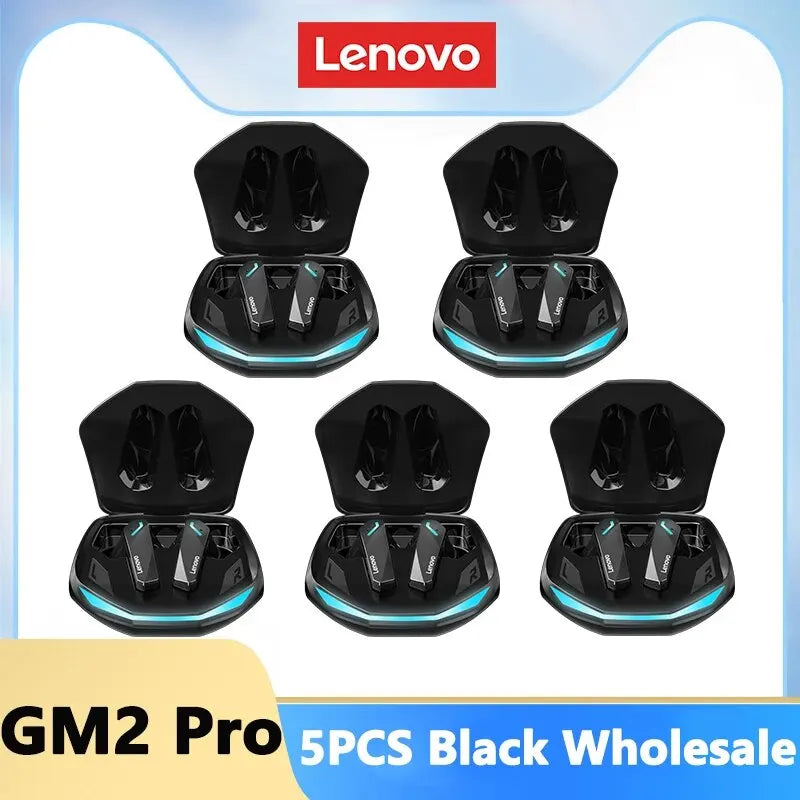 Lenovo-auriculares inalámbricos GM2 Pro con Bluetooth 5,3, audífonos deportivos intrauditivos para videojuegos, baja latencia, modo Dual, música, novedad