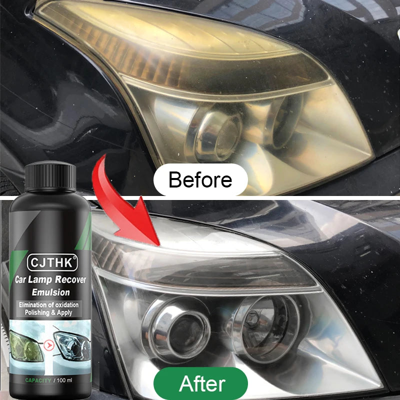 Kits de pulido para restauración de faros de coche, eliminador de arañazos, pasta de limpieza para reparación, elimina la oxidación, líquido para pulir faros