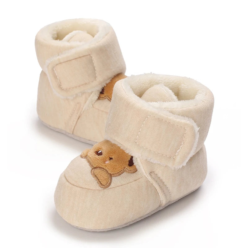 Moda bebé niñas niños lindo suave dibujos animados algodón niño zapatos primeros caminantes zapatos para recién nacidos