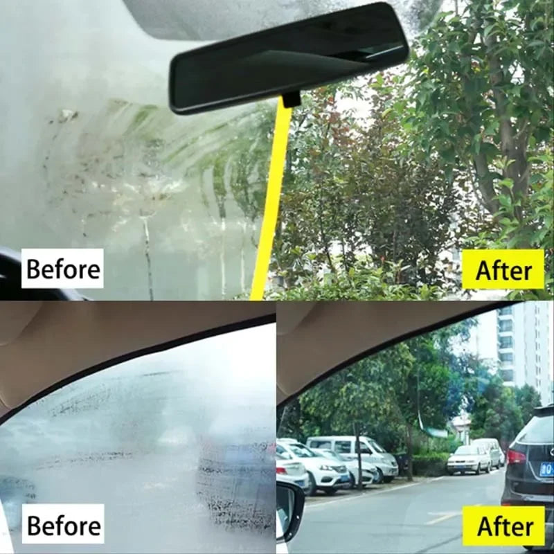 Revestimiento antiniebla de vidrio, Spray para parabrisas Interior de coche de invierno, larga duración, previene la empañamiento, visión clara, repelente de niebla, limpieza de espejo