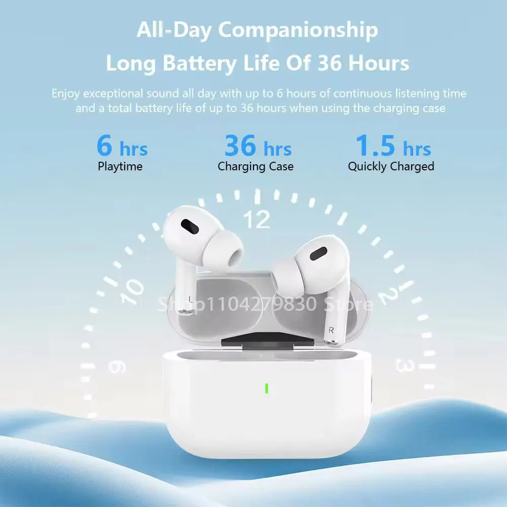 Nuevo 2025 Air Pro auriculares inalámbricos con Bluetooth auriculares sonido HiFi auriculares con reducción de ruido de baja latencia para IPhone Android