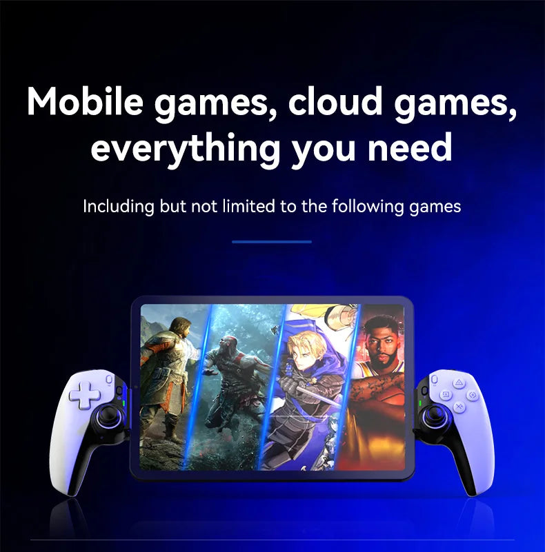 Controlador de juego móvil D9, mando telescópico para teléfono, para Android IOS, PS3, PS4, Switch ios con Turbo/6 ejes/vibración