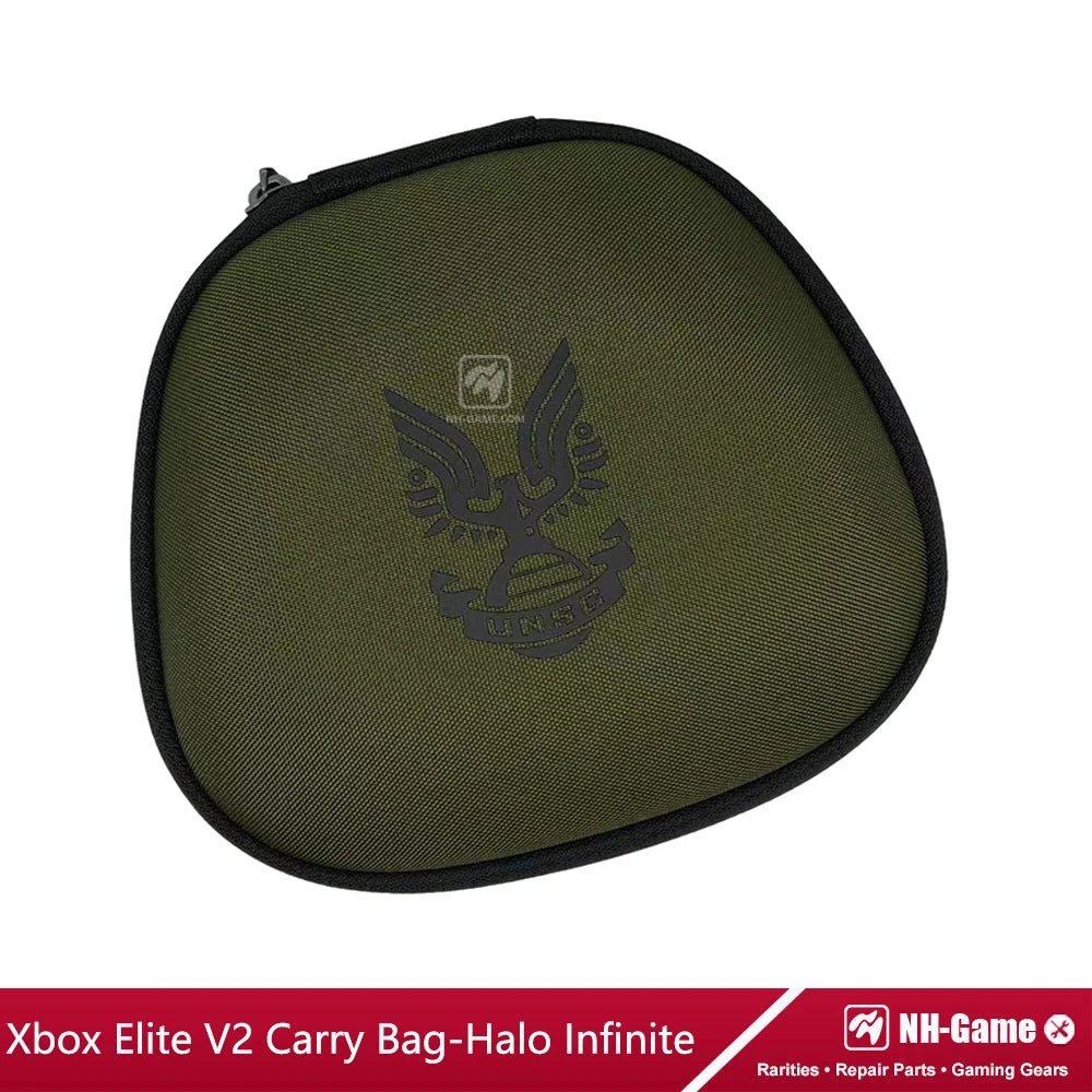 Kit de carcasa de repuesto para controlador Xbox Elite Series 2, funda frontal trasera LB RB, empuñaduras de botón de parachoques, bolsa de transporte