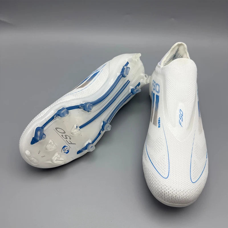 Zapatos de fútbol para hombre de alta calidad, zapatillas de fútbol de entrenamiento TF/FG, botines de fútbol de césped antideslizantes ultraligeros Chuteira Campo