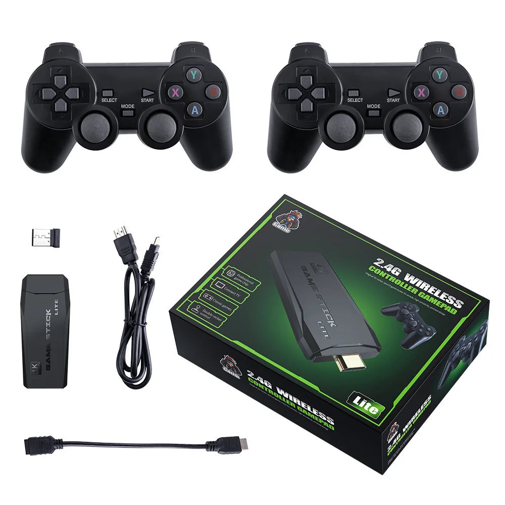 Consola de videojuegos Sticks M8, mando inalámbrico Dual de 2,4G, juego Retro 4K para Dropshiopping, regalo de Navidad