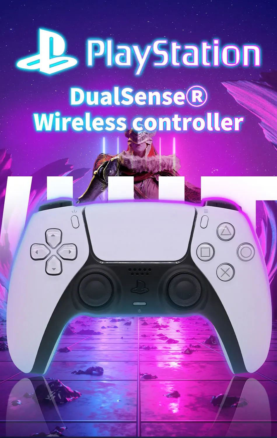Controlador Original Playstation PS5, controlador inalámbrico DualSense para consola de juegos Sony PS5