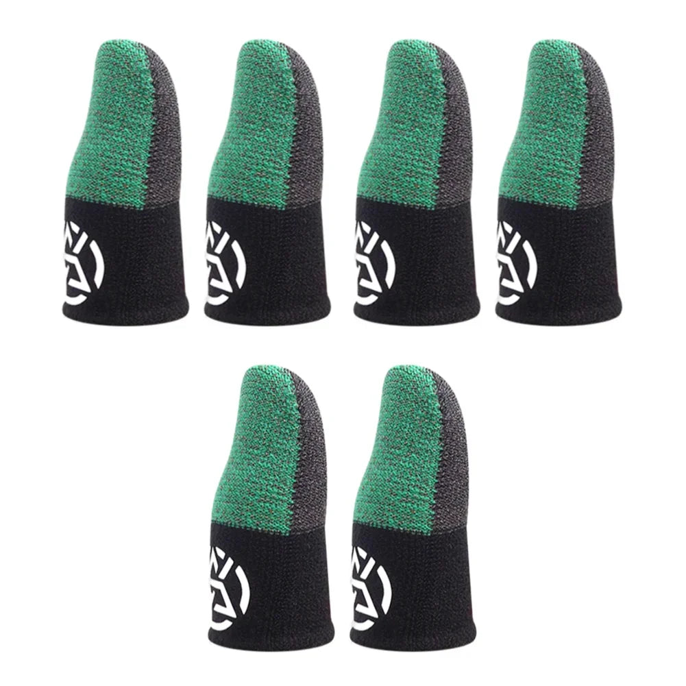 1-20 pares de guantes para el pulgar transpirables con funda para el dedo para móvil, a prueba de sudor, antideslizantes, controlador de pantalla táctil, cubierta para el dedo para juego PUBG