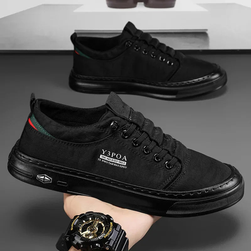 Zapatos informales verdes, zapatillas de deporte para hombre, zapatos de lona para exteriores para hombre, zapatos para caminar, calzado cómodo de diseñador para Hombre, Tenis para Hombres