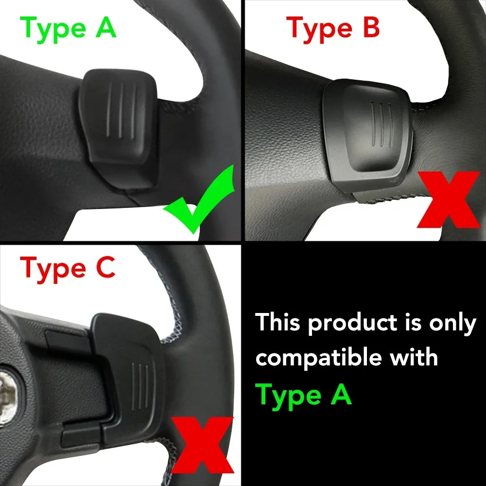 Cubierta de cambio de extensión de paleta de volante DSG para VW Golf 5 6 MK6 GTI R Jetta MK5 Passat B6 B7 CC Polo Sharan Tiguan Seat Leon