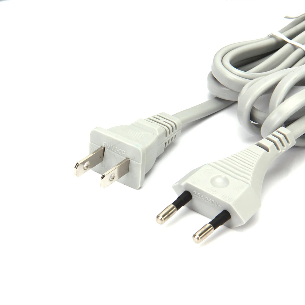 Nuevo adaptador de corriente alterna con enchufe UE EE. UU. para consola Nintendo WII, cargador de Cable de carga 100-240V DC 12V/3.7A, fuente de alimentación para consola Wii