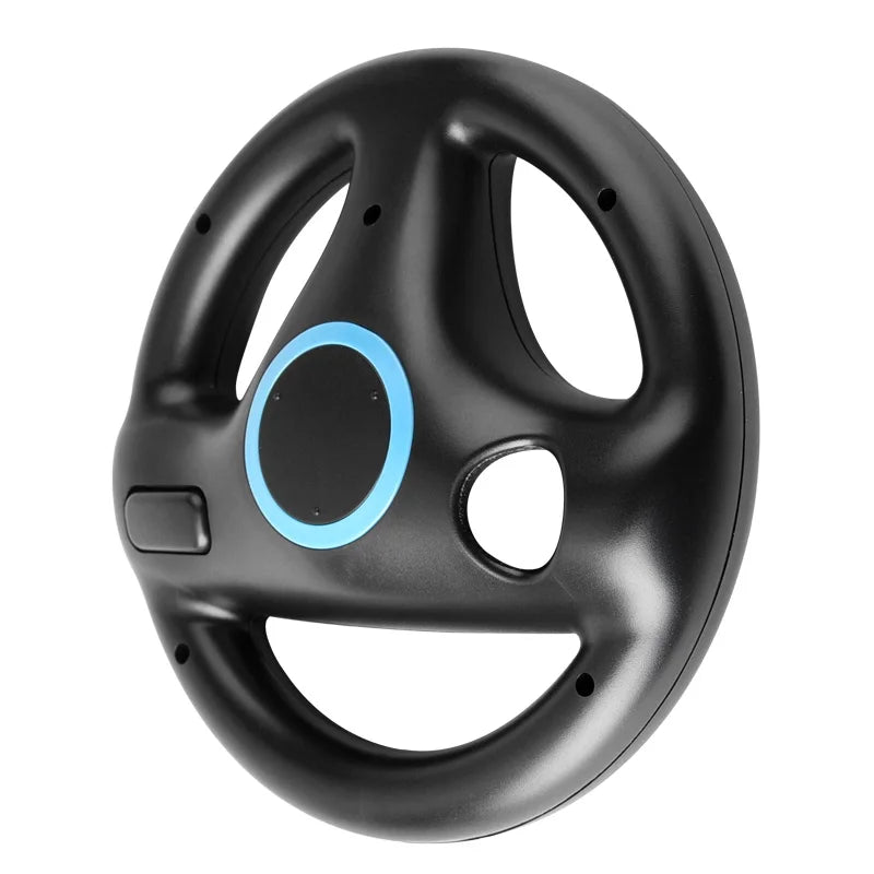 Volante de carreras de juegos de plástico de 3 colores para mando a distancia de Nintendo Wii, volante de carreras para controlador de juegos de carreras de Wii Kart