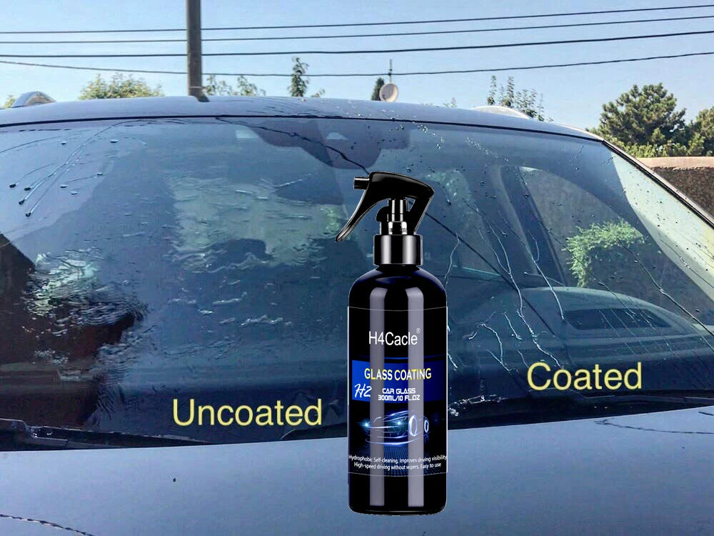 Spray repelente al agua H4Cacle, revestimiento antilluvia para vidrio de coche, líquido hidrofóbico antilluvia, prevención de aguas residuales, peligros de radiación