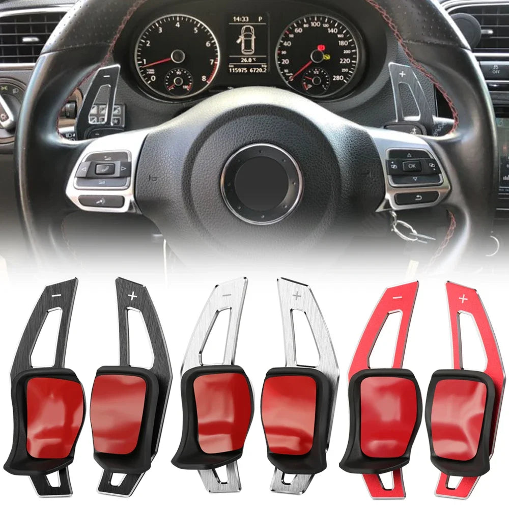 Cubierta de cambio de extensión de paleta de volante DSG para VW Golf 5 6 MK6 GTI R Jetta MK5 Passat B6 B7 CC Polo Sharan Tiguan Seat Leon