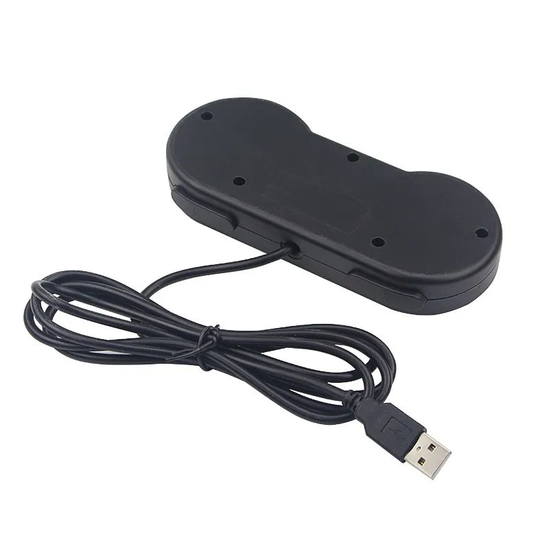 2 uds USB Gamepad Retro Gaming Joystick controlador con cable para PC NESPi RetroPie Control de juego para Raspberry Pi 4 B