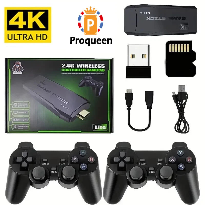 Consola de videojuegos Sticks M8, mando inalámbrico Dual de 2,4G, juego Retro 4K para Dropshiopping, regalo de Navidad