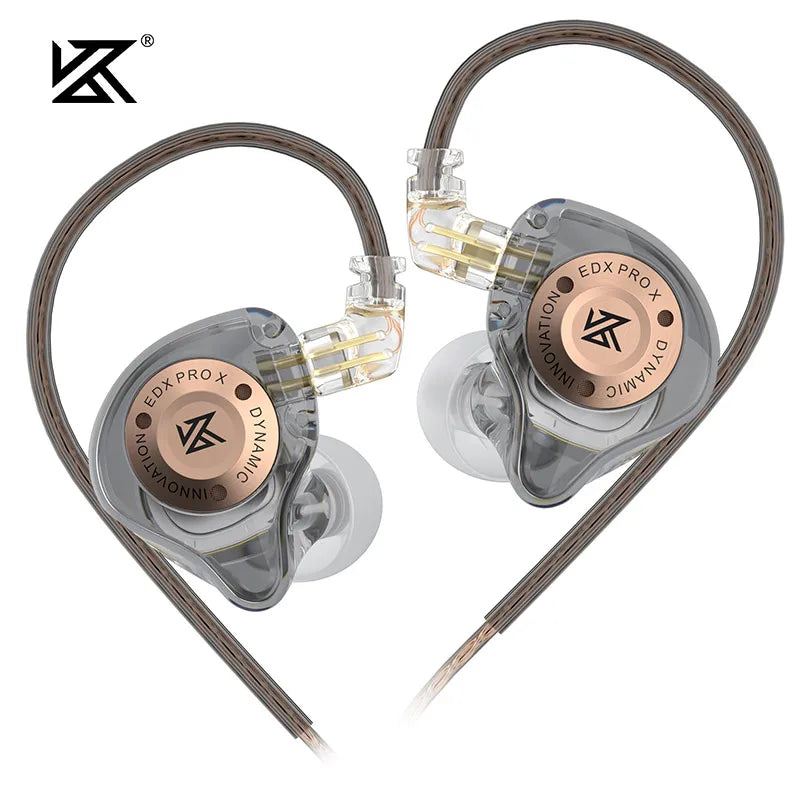 KZ EDX PRO X auriculares intrauditivos dinámicos HIFI Bass Music auriculares deportivos con cancelación de ruido ZSN ZST ZS10 pro x C12 CRA