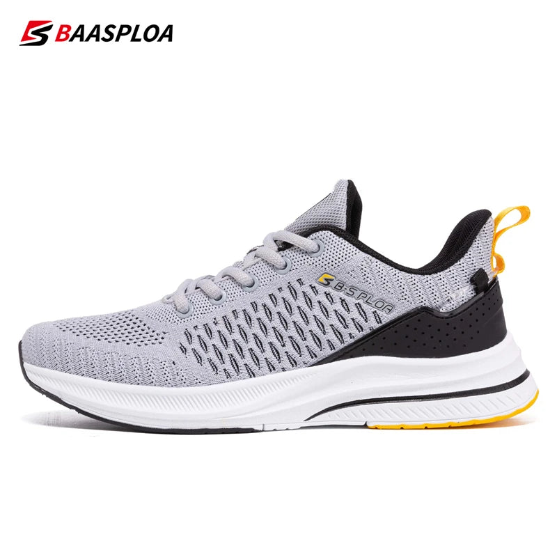 Baasploa, zapatillas para correr para hombre, zapatos deportivos ligeros, zapatillas informales transpirables de malla, antideslizantes para exteriores para hombre, recién llegados